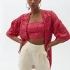 OXXO Donna KIMONO - Cardigan - Rasberry -Negozio al dettaglio Oxxo 0196c353b4d44d95928ba91e7df02d98