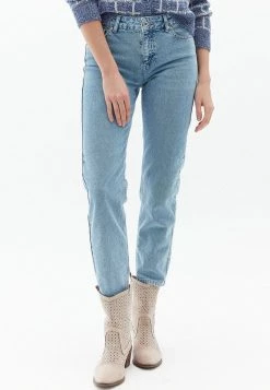 OXXO Donna MIT NORMALER BUNDHÖHE - Jeans A Sigaretta - Light Denim