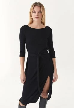 OXXO Donna Abito In Maglia - Black