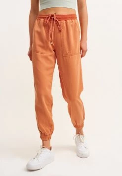 OXXO Donna MIT BINDEDETAIL - Pantaloni Sportivi - Antik Aragonite