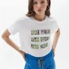 OXXO Donna T-shirt Con Stampa - White -Negozio al dettaglio Oxxo 0713e122ed8642b089973bd20536ed48