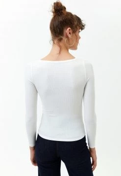 OXXO Donna GERIPPTES LANGARM - Maglietta A Manica Lunga - Ice Milk -Negozio al dettaglio Oxxo 07aed97bc5e143ae80bd26909dc13403