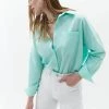 OXXO Donna OVERSIZE MIT BRUSTTASCHE - Camicia - Brook Green -Negozio al dettaglio Oxxo 07f5e64f9ec44e12955317648d786ffe