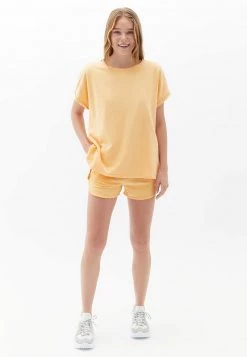 OXXO Donna MIT UMGESCHLAGENEN ARMELN - T-shirt Basic - Buff Orange -Negozio al dettaglio Oxxo 095772c6ec4c435cb23ce2c8b3899070