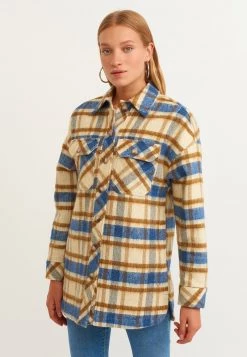 OXXO Donna Giacca Leggera - Cerulean Check