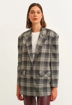 OXXO Donna Blazer - Check Comb