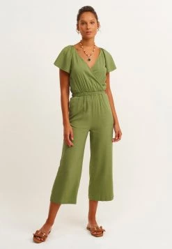 OXXO Donna Tuta Jumpsuit - Lichen