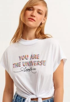 OXXO Donna MIT KNOTENDETAIL - T-shirt Con Stampa - White 9 OXXO Donna MIT KNOTENDETAIL - T-shirt Con Stampa - White -Negozio al dettaglio Oxxo 0cbde66905744ef4b89196af860363c7