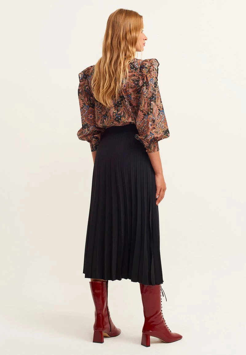 OXXO Donna Gonna A Pieghe - Black 5 OXXO Donna Gonna A Pieghe - Black - immagine 3