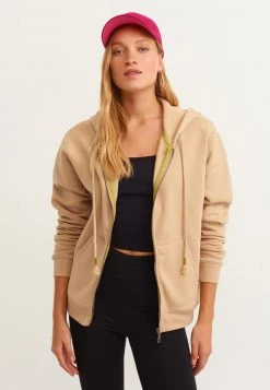 OXXO Donna MIT BINDEDETAIL - Felpa Con Zip - Pecan 9 OXXO Donna MIT BINDEDETAIL - Felpa Con Zip - Pecan -Negozio al dettaglio Oxxo 10f962e6d7634565a9611f8e04a83a55