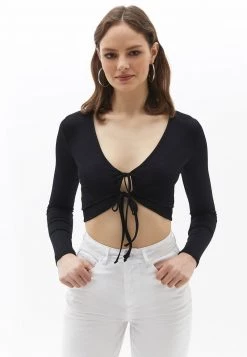 OXXO Donna ASYMETRISCHEM - Camicetta - Black