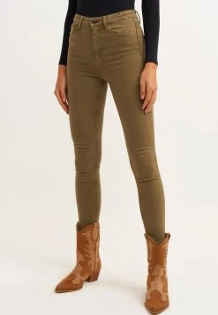 OXXO Donna Jeans Skinny Fit - Antik Henna Green