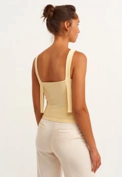 OXXO Donna GERIPPTER OPTIK - Top - Cream -Negozio al dettaglio Oxxo 1511cc1c642a40e092db0b407f901795