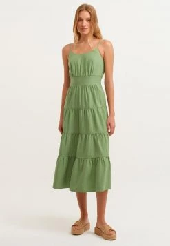 OXXO Donna MIT FEINEN TRÄGERN - Vestito Estivo - Loden Forest