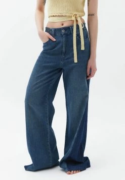 OXXO Donna Jeans A Zampa - Mid Denim
