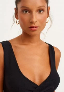 OXXO Donna MIT WICKELOPTIK - Top - Black -Negozio al dettaglio Oxxo 199a8f6598fe45b0ae06af68514aa2bc