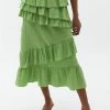 OXXO Donna RUFFLED - Gonna A Campana - Bright Lime Green 2 OXXO Donna RUFFLED - Gonna A Campana - Bright Lime Green -Negozio al dettaglio Oxxo 19d992012c5f4d0abc6e48cc69d90d32