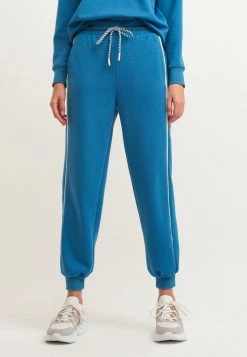 OXXO Donna MIT SEITLICHEM STREIFEN - Pantaloni Sportivi - Blue