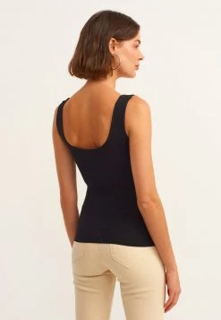 OXXO Donna MIT ECKIGEM AUSSCHNITT - Top - Black -Negozio al dettaglio Oxxo 1b3f84232cae4c5e82df8247b2ddd3b3