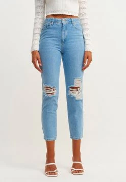 OXXO Donna Jeans Slim Fit - Mid Denim