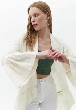 OXXO Donna DETAILS - Cappotto Corto - Buttercream -Negozio al dettaglio Oxxo 1c419a5c82694da98cc72ff84662d9c9