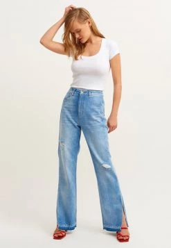 OXXO Donna T-shirt Basic - White -Negozio al dettaglio Oxxo 1fd3ae12c2e54149a57730e25567dcea