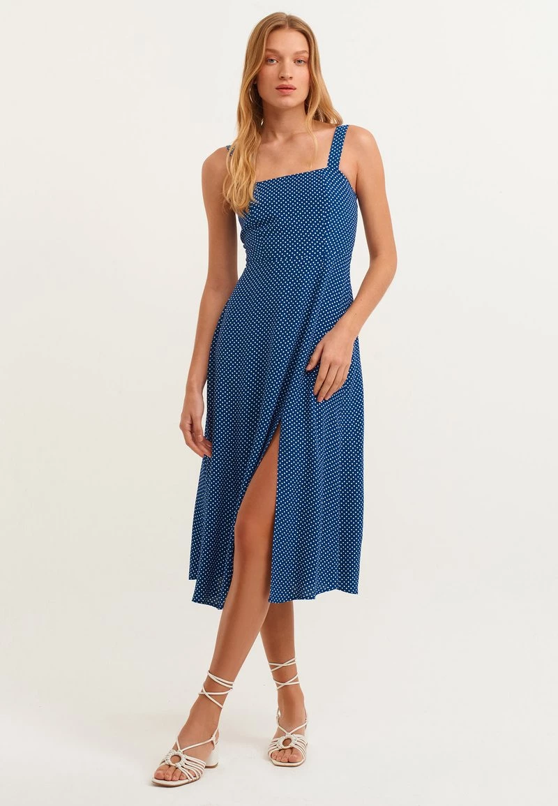 OXXO Donna Vestito Estivo - Polka Dot Print 4 OXXO Donna Vestito Estivo - Polka Dot Print - immagine 2
