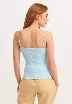 OXXO Donna Top - Light Blue -Negozio al dettaglio Oxxo 21ad4acc8a1740bc90de8b924efcf1da