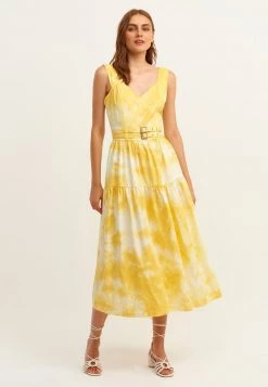 OXXO Donna MIT ANGESAGTER BATIK MUSTERUNG - Vestito Estivo - Log