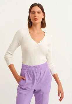 OXXO Donna Maglietta A Manica Lunga - Ice Milk -Negozio al dettaglio Oxxo 231225f4111144f1889f91cefd0ce540