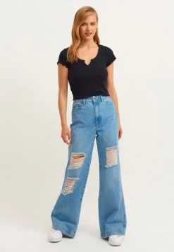 OXXO Donna T-shirt Basic - Black -Negozio al dettaglio Oxxo 23af3554ee164350bc29a81f7a1a9888