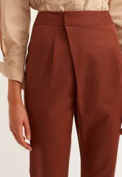 OXXO Donna MIT SEITLICHEM VERSCHLUSS - Pantaloni - Cognac -Negozio al dettaglio Oxxo 23f01939a99b404597bb062f388292b9