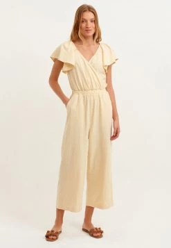 OXXO Donna Tuta Jumpsuit - Macadamia