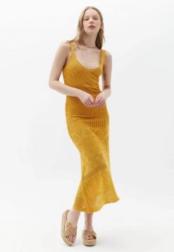 OXXO Donna Vestito Lungo - Mineral Yellow -Negozio al dettaglio Oxxo 24edd0de7b884539b170c8ee97d9962c