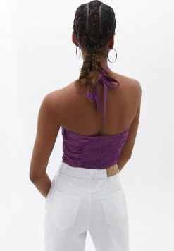 OXXO Donna CUT OUT DETAIL - Top - Sparkling Grape -Negozio al dettaglio Oxxo 256d5186fa3041dfb608b580a2f58da7