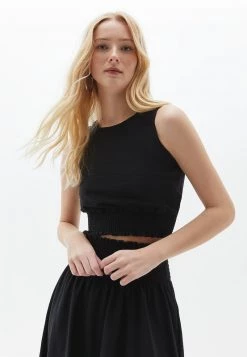 OXXO Donna MIT BREITEM GERAFFTEN BUND - Camicetta - Black -Negozio al dettaglio Oxxo 25a2469e66dc4bd3a7d64fcb5d390c72