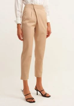 OXXO Donna MIT SEITLICHEM VERSCHLUSS - Pantaloni - Beige