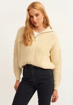 OXXO Donna Cardigan - Sand