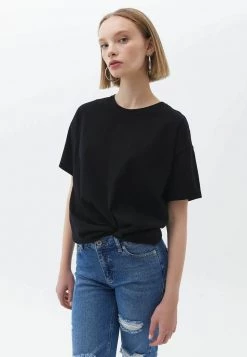 OXXO Donna OVERSIZED - T-shirt Basic - Black