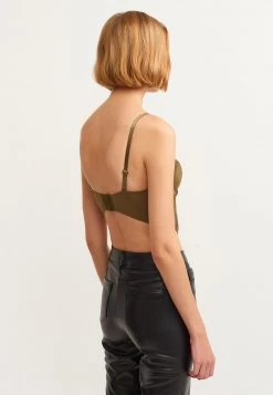 OXXO Donna MIT SPITZE - Reggiseno Con Ferretto - Khaki -Negozio al dettaglio Oxxo 2e9cee9de70f48ebaacfbf13d5fb37a3