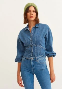 OXXO Donna Camicia - Mid Denim -Negozio al dettaglio Oxxo 2ea8c0f8379d44058733329a94d0758a