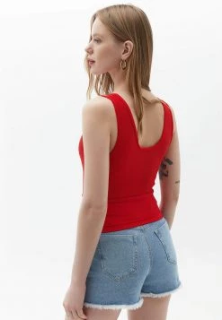 OXXO Donna MIT WICKELOPTIK - Top - Flame Scarlet -Negozio al dettaglio Oxxo 309a93bce1d545fa8596b99101be9b0f