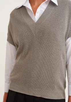 OXXO Donna MIT FEINER STRICKOPTIK - T-shirt Basic - Grey Melange -Negozio al dettaglio Oxxo 334acc7063f64a4cb8b8153bb1da8eb8