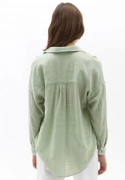 OXXO Donna OVERSIZE MIT MODISCHER - Camicia - Smoke Green -Negozio al dettaglio Oxxo 335c49935edc40478c77368723dcda40