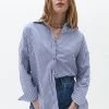 OXXO Donna STREIFEN MIT MODISCHEN KNÖPFEN - Camicia - Deep Water Stripe -Negozio al dettaglio Oxxo 3408bfd9d32c41cfb4c497c8f8152b1e