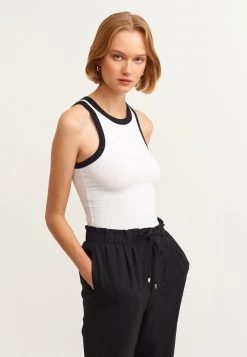 OXXO Donna Optik - Top - White Black -Negozio al dettaglio Oxxo 343a837597554673b14c5cc0a7a41923