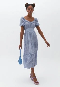 OXXO Donna Vestito Estivo - Light Blue