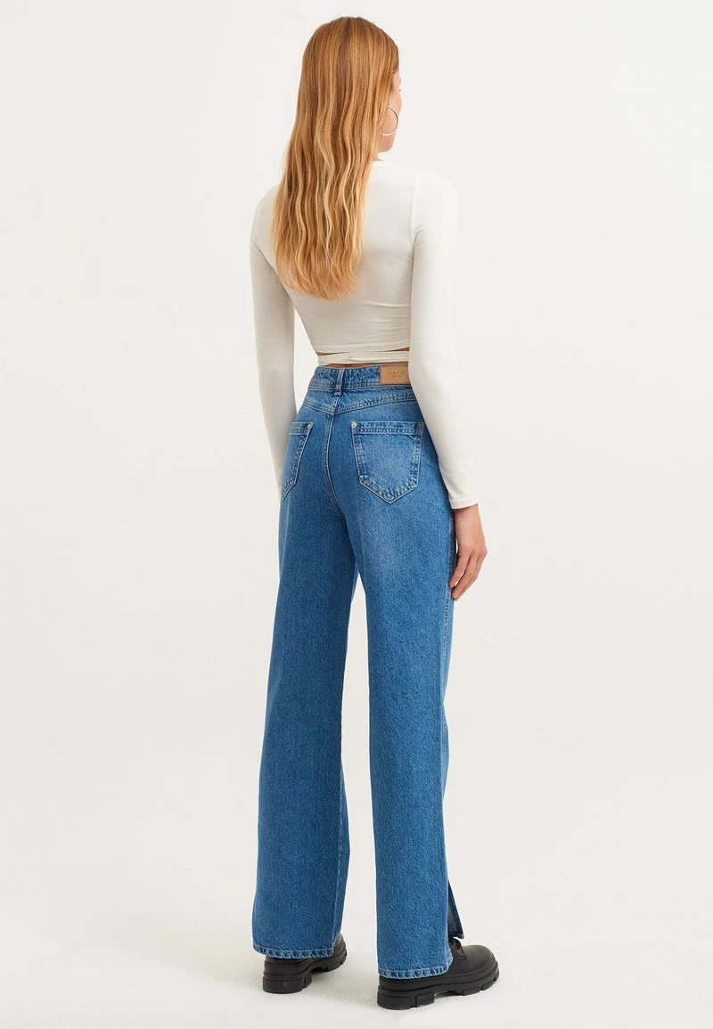 OXXO Donna MIT MODISCHEN SCHLITZEN - Jeans A Zampa - Blue Denim 5 OXXO Donna MIT MODISCHEN SCHLITZEN - Jeans A Zampa - Blue Denim - immagine 3