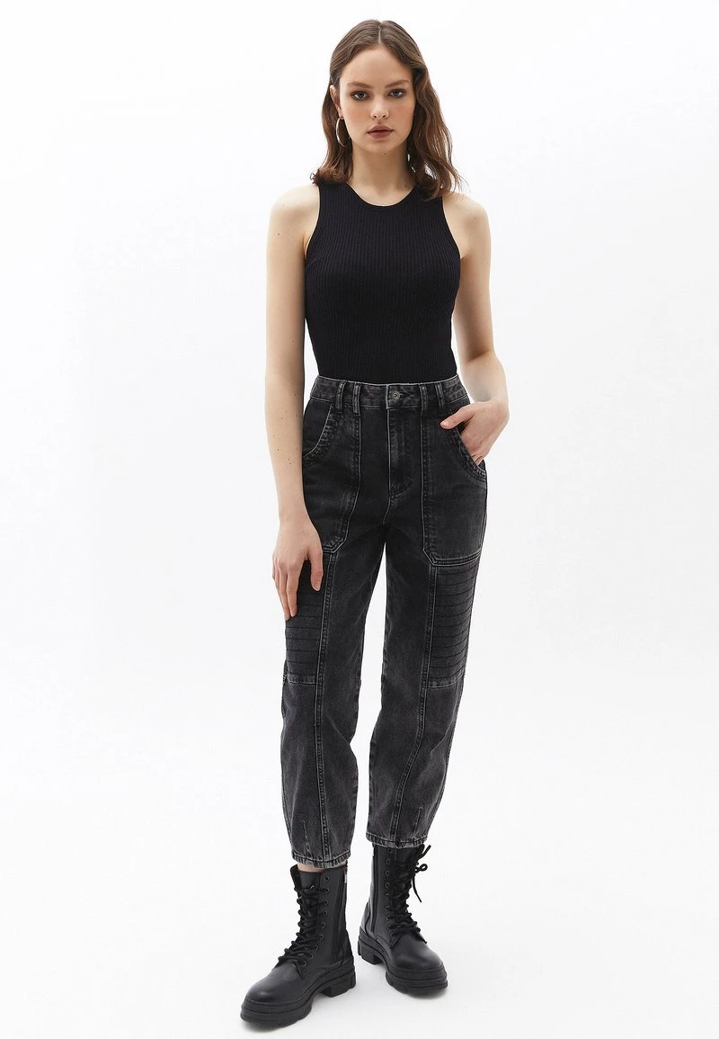 OXXO Donna OPTIK - Top - Black 4 OXXO Donna OPTIK - Top - Black - immagine 2