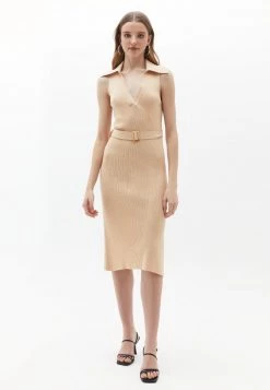 OXXO Donna SCHNALLENDETAIL - Abito In Maglia - Sheepskin